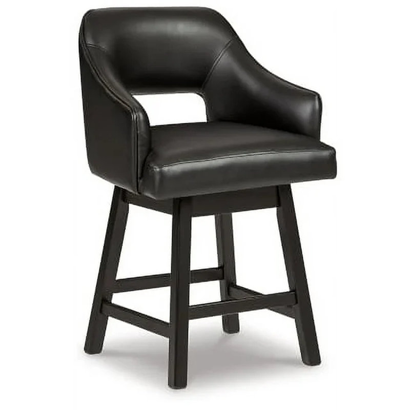 Laurel Foundry Modern Farmhouse Nestor Swivel Upholstered Counter Stool